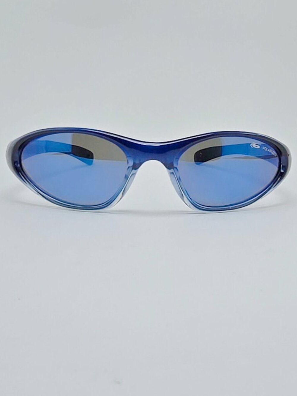 Bolle Swisher Vintage Blue Wrap Polarized Sunglasses